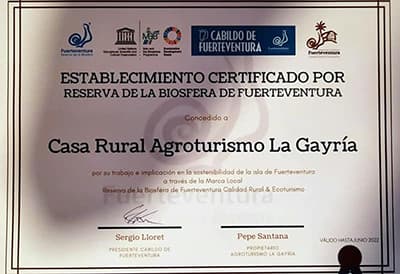 sostenibilidad-agroturismo-fuerteventura-certificado-reserva-de-la-biosfera-la-gayria